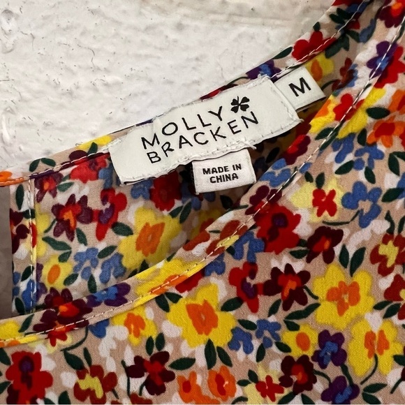 Molly Bracken multicolored floral ruffle blouse - Picture 6 of 7